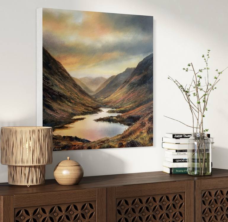 Original Classicism Landscape Painting by Jennifer Taylor