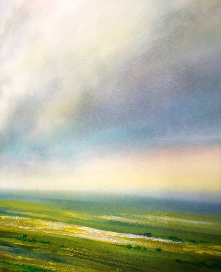 Original Impressionism Landscape Painting by Jennifer Taylor