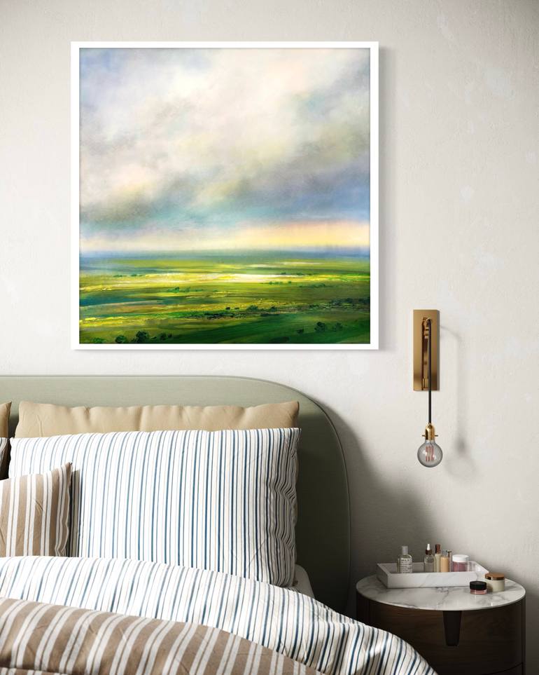 Original Impressionism Landscape Painting by Jennifer Taylor