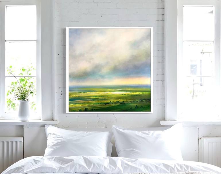 Original Impressionism Landscape Painting by Jennifer Taylor