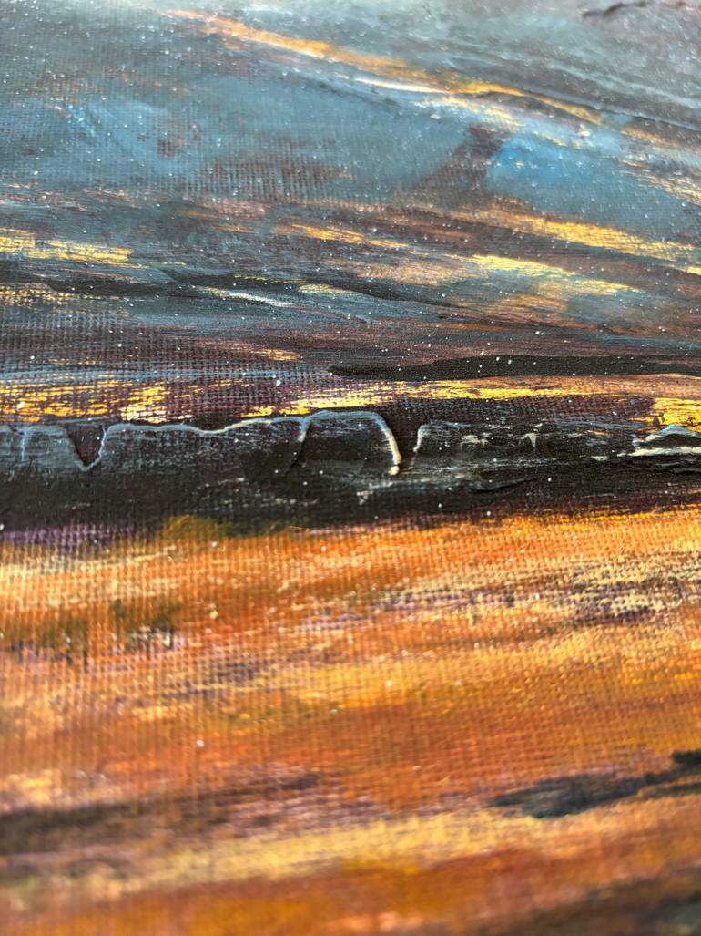 Golden Hour, Glencoe Painting by Jennifer Taylor | Saatchi Art
