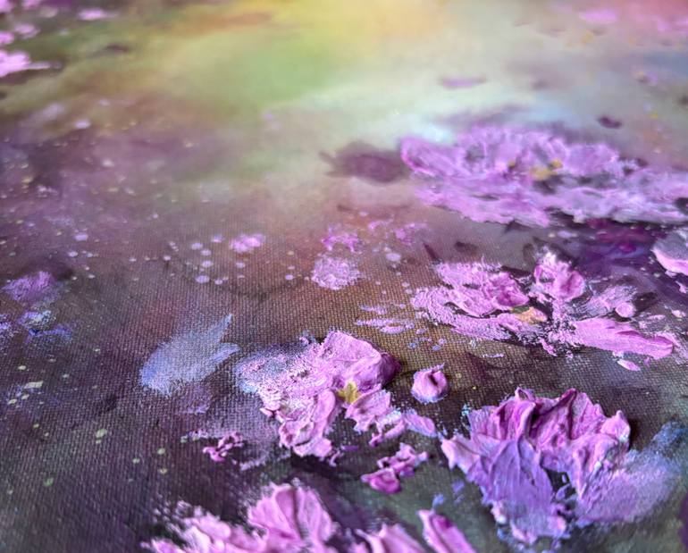 Original Abstract Floral Painting by Jennifer Taylor
