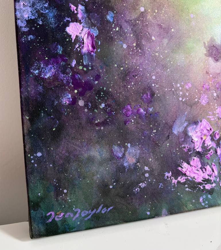 Original Abstract Floral Painting by Jennifer Taylor