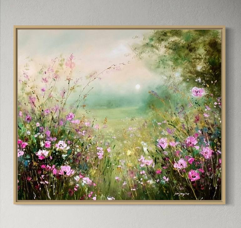 Original Abstract Landscape Painting by Jennifer Taylor
