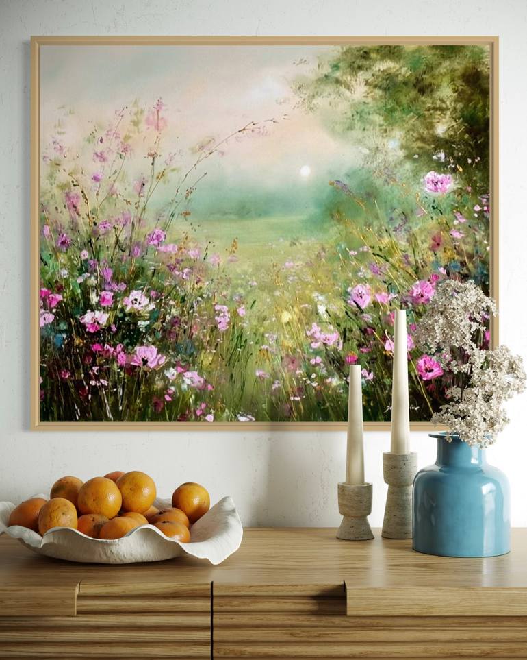 Original Abstract Landscape Painting by Jennifer Taylor
