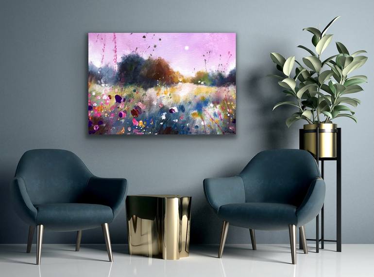 Original Abstract Expressionism Nature Painting by Jennifer Taylor