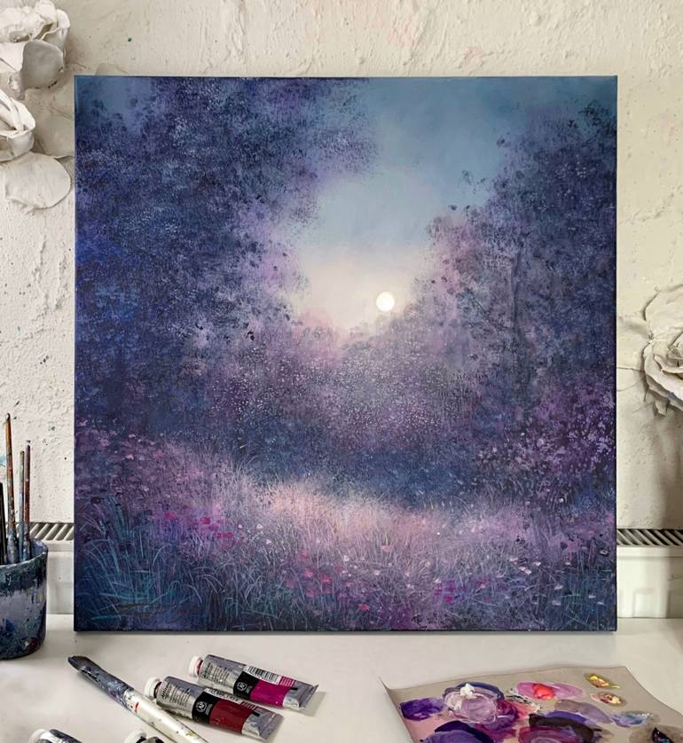 Original Impressionism Landscape Painting by Jennifer Taylor