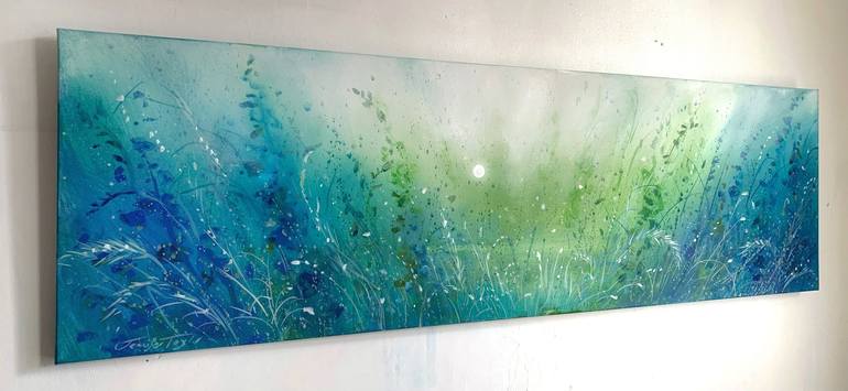 Original Abstract Expressionism Landscape Painting by Jennifer Taylor