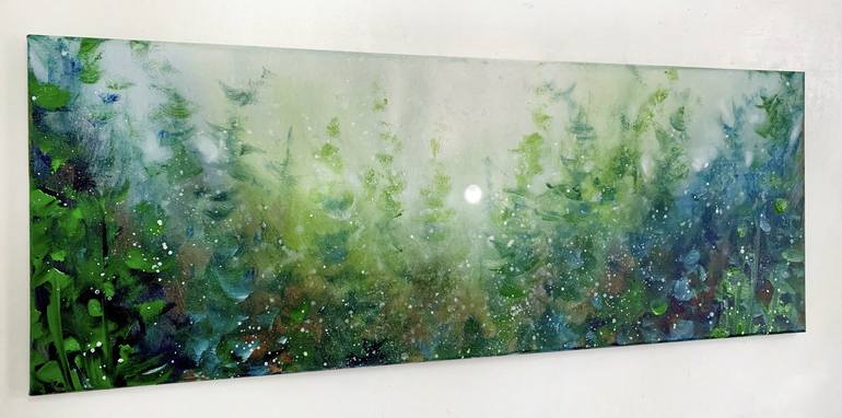 Original Abstract Expressionism Fantasy Painting by Jennifer Taylor