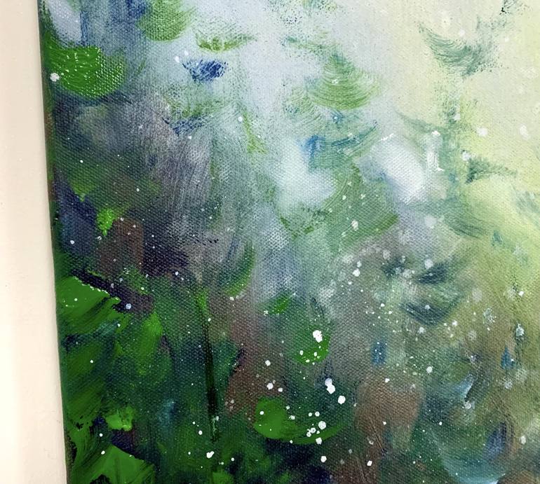 Original Abstract Expressionism Fantasy Painting by Jennifer Taylor