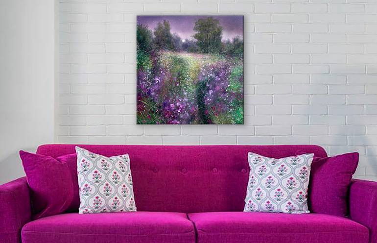 Original Expressionism Landscape Painting by Jennifer Taylor