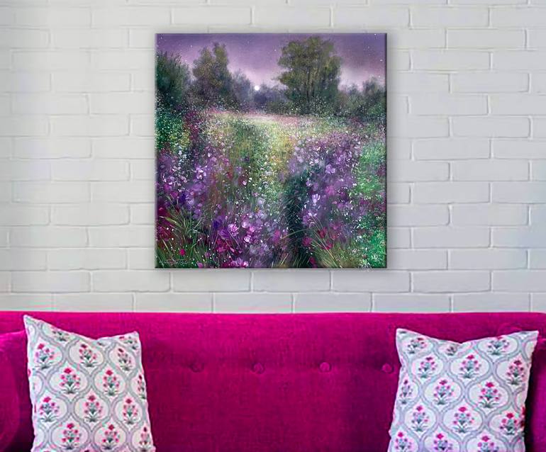 Original Expressionism Landscape Painting by Jennifer Taylor