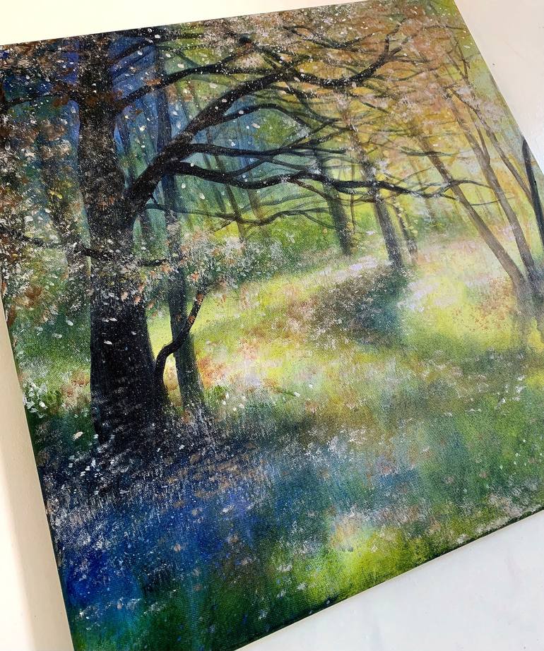 Original Expressionism Landscape Painting by Jennifer Taylor