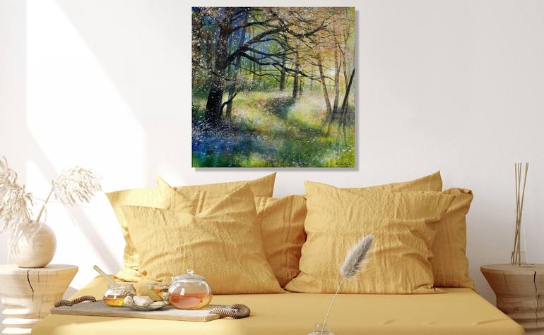Original Expressionism Landscape Painting by Jennifer Taylor