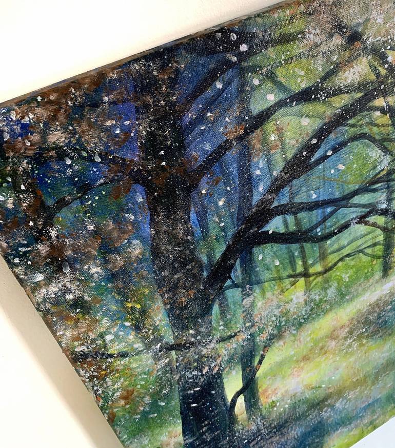Original Expressionism Landscape Painting by Jennifer Taylor