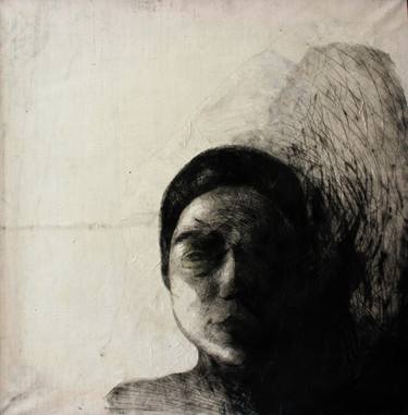 Original Portrait Printmaking by Tofoleanu Andreea-Marina