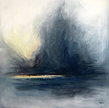 Original Abstract Expressionism Landscape Paintings by Naima Karim