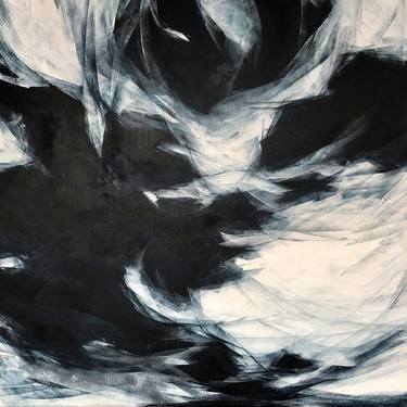 Original Abstract Expressionism Aerial Paintings by Naima Karim