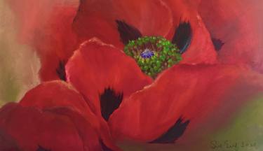 Print of Fine Art Floral Paintings by Sue Seif