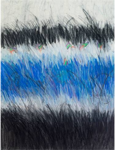 Original Abstract Landscape Drawings by Carolyn Kramer