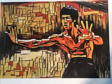 Print of Cubism Pop Culture/Celebrity Paintings by Jayram Menon