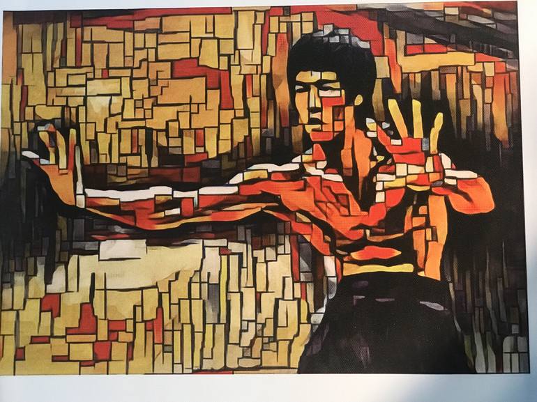 Bruce Lee Painting by Jayram Menon Saatchi Art