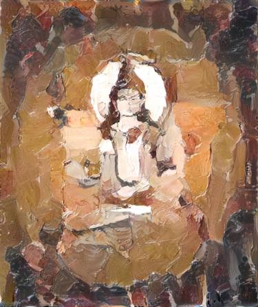 Original Religion Painting by Jayram Menon