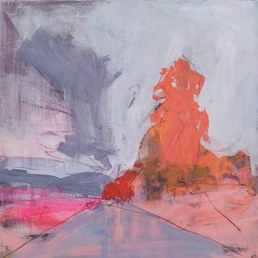Original Abstract Landscape Painting by Karin Czermak