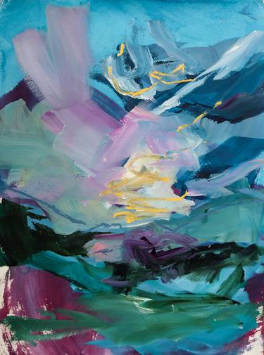 Print of Abstract Landscape Paintings by Karin Czermak