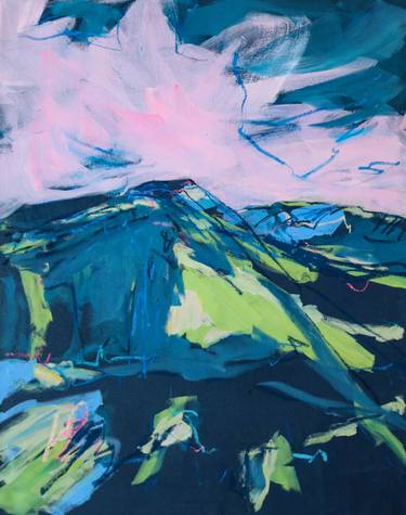 Print of Expressionism Landscape Paintings by Karin Czermak