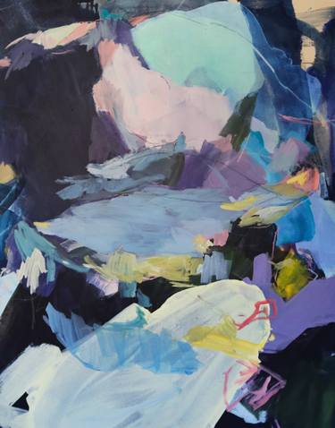 Original Abstract Expressionism Landscape Paintings by Karin Czermak