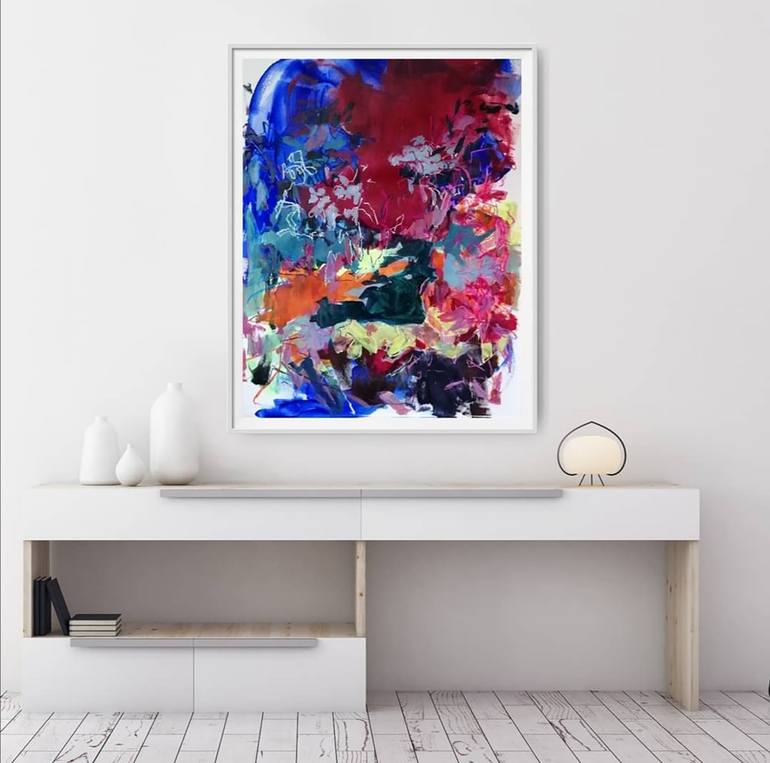 Original Abstract Landscape Painting by Karin Czermak