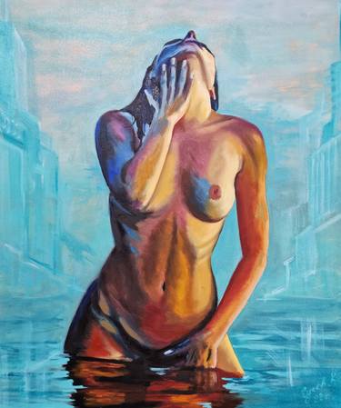 Original Nude Painting by Konstantin Gusev