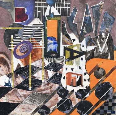 Print of Abstract Expressionism Abstract Collage by Goran Petmil