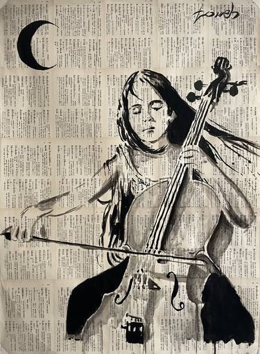 Print of Fine Art Music Paintings by H TOMEH