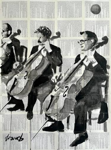 Print of Figurative Music Paintings by H TOMEH