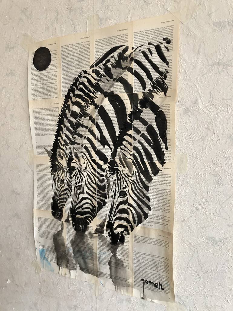 Original Animal Drawing by H TOMEH