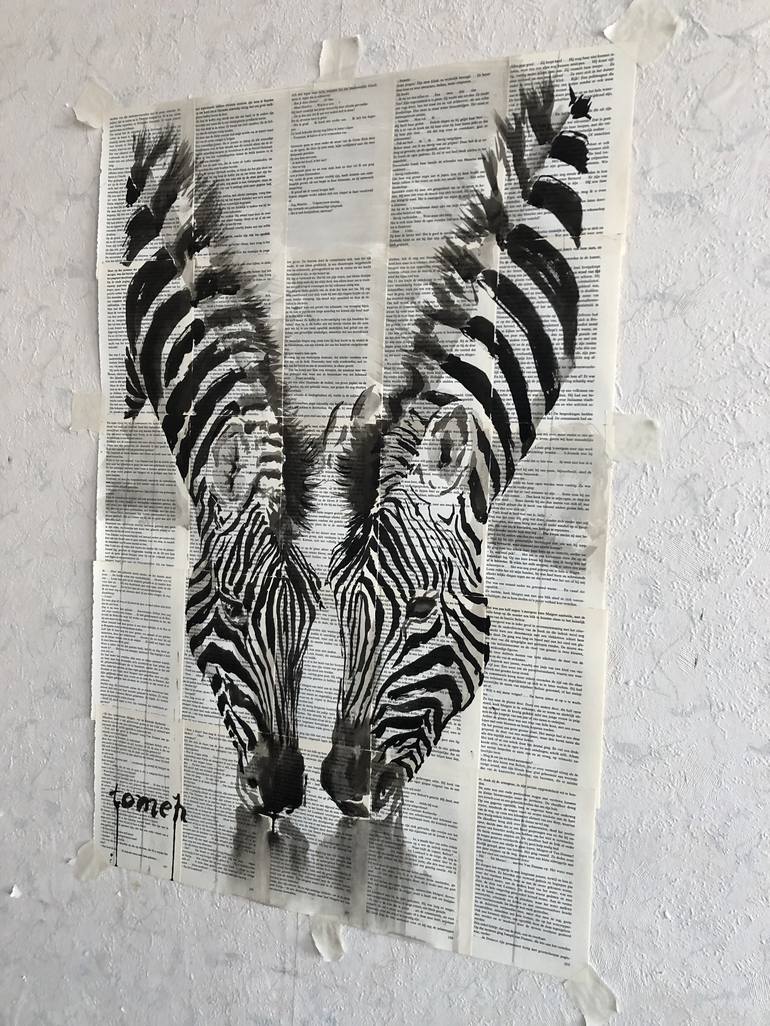 Original Animal Drawing by H TOMEH