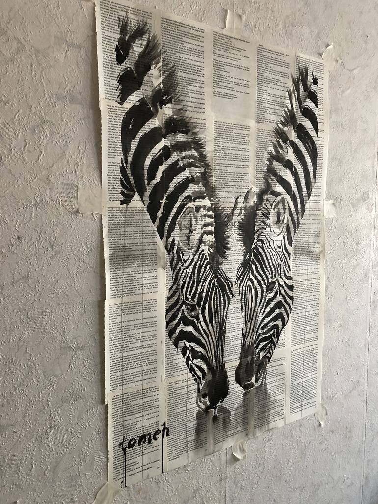 Original Animal Drawing by H TOMEH