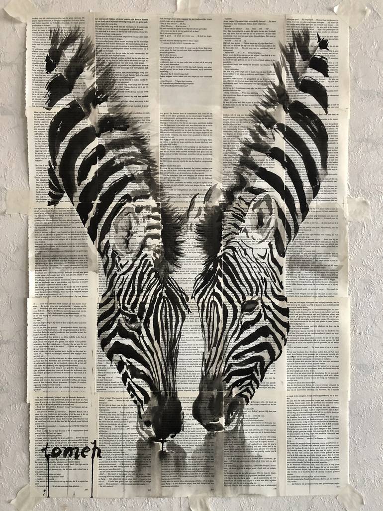 Original Animal Drawing by H TOMEH