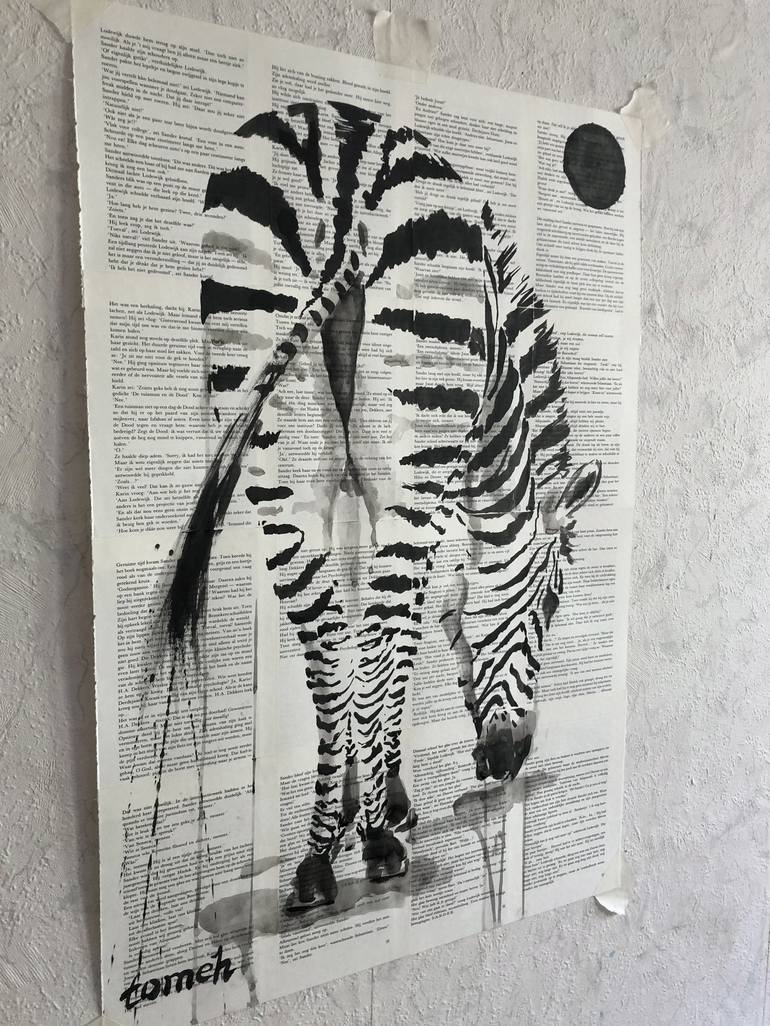 Original Animal Drawing by H TOMEH