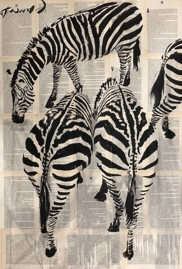 Original Fine Art Animal Drawings by H TOMEH