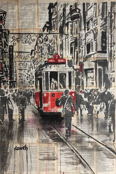 Print of Cities Paintings by H TOMEH
