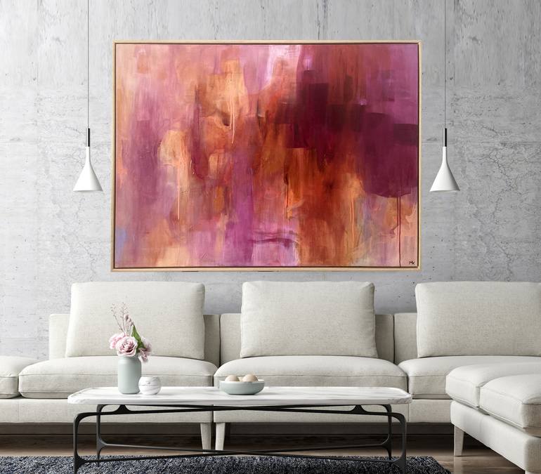 Original Abstract Expressionism Abstract Painting by Michelle Quinter