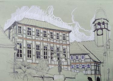 Original Architecture Drawings by Tatiana Popovichenko