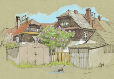 Print of Illustration Architecture Drawings by Tatiana Popovichenko