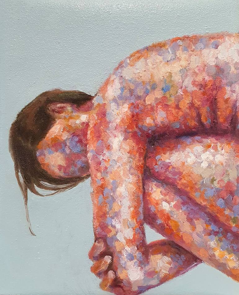 Original Contemporary Body Painting by Rebecca Yunjeong Lee