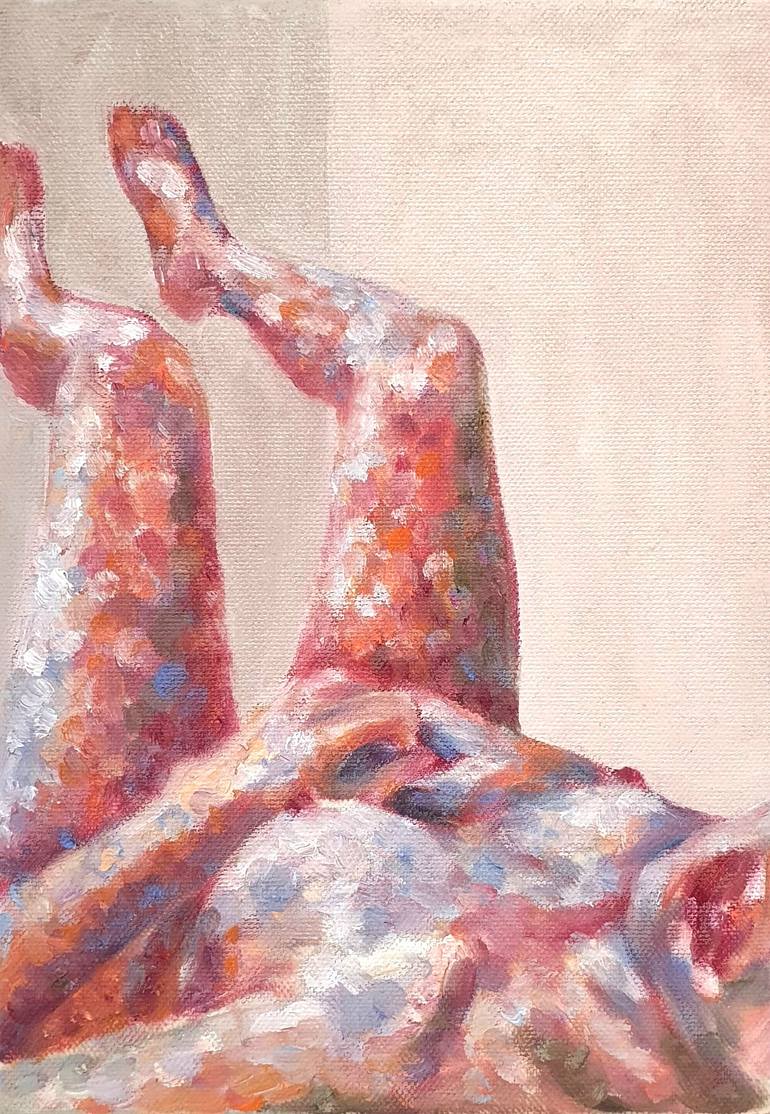 Original Contemporary Body Painting by Rebecca Yunjeong Lee