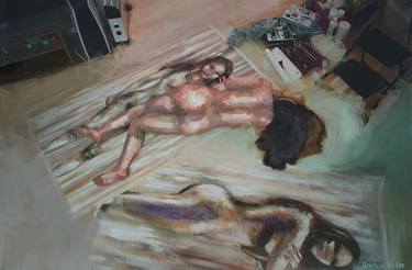 Original Expressionism Nude Paintings by Rebecca Yunjeong Lee