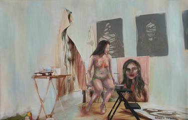 Original Nude Paintings by Rebecca Yunjeong Lee